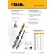 Сверло спиральное по металлу 8,5 x 117мм, Р6М5, Golden Tip, многогранная заточка Denzel (718283)