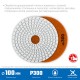 Круг алмазный гибкий шлифовальный АГШК 100 мм, №300, мокрое шлифование ЗУБР Профессионал 29866-300