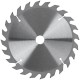 Диск пильный для циркулярных пил по дереву 185 х 20/16 х 24T (37738)