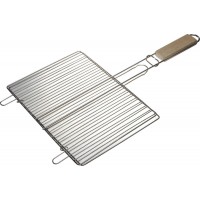 Плоская решетка-гриль Barbecue, 300 х 225 мм, нержавеющая сталь GRINDA 424733