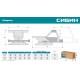 Стальные слесарные тиски 150 мм СИБИН 3244-150