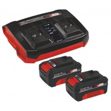 Устройство зарядное двойное Twincharger 3А + 2 аккумулятора Einhell PXC 4,0 Aч (4512112)