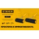 STAYER PUTTY 80 мм, 240 мм, 8 мм ручка, валик для шпатлевки, PROFESSIONAL (03642-24)