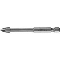 Сверло по стеклу и кафелю 8 мм, 4х кромка, HEX 1/4 STAYER 2985-08_z01