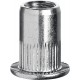 Стальные резьбовые заклепки с насечками М3, стандартный бортик, 1500 шт ЗУБР Профессионал 31317-03_z01
