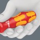 Отвёртка диэлектрическая PlusMinus 1 x 80 мм с узким концом и уменьшенной рукояткой VDE серия 165 iSS PZ/S Wera WE-020132
