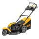 Бензиновая газонокосилка GLT-460SP-T, Trike 149 см3, 46 см, привод, панель, 60л Denzel  (58810)