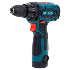 Аккумуляторная дрель шуруповёрт CD 1210.1 Li X2 ALTECO, шт