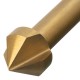 Зенковка конусная под М6, HSS, по металлу, 6-гранный хвостовик Denzel (72307)