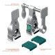 Трубная струбцина PC-34-11, 3/4 KRAFTOOL 32301-2