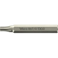 867/0 Micro TORX бита, TX 10 x 30 мм, хвостовик шестигранный 5/32