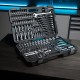 Набор инструментов, 1/2, 3/8, 1/4, CrV, 120 зубьев, 216 предметов Gross