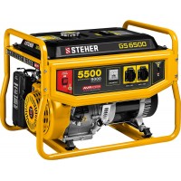Генератор бензиновый 5500 Вт STEHER GS-6500