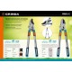 Плоскостной сучкорез TX-980, 645 - 885 мм, высокоуглеродистая сталь, закаленные лезвия, храповый механизм, телескопический, PROLine GRINDA 424515