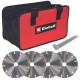 Штроборез Einhell TE-MA 1700, 1700Вт,150мм,штроба 38х40мм,4 алм.круга,сумка (4350740)
