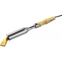 Электропаяльник Ceramic PRO 300 Вт, клин, высокомощный, деревянная рукоятка ЗУБР 55303-300