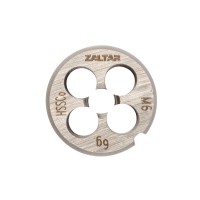 Плашка круглая резьбонарезная HSS-E, DIN 223 B (DIN EN 22568), M6 x 1.0, 20 x 7 (ZA-03804)
