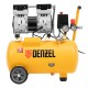 Компрессор DLS950/24 безмаслянный малошумный 950 Вт, 165 л/мин, ресивер 24 л Denzel (58026)