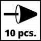 Шлифмашина прямая пневматическая Einhell TC-PP 220 (4138540)