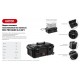 Ящик-тележка пластиковый (28) на колесах ROC PRO GEAR 2.0 KETER 38375
