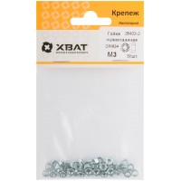 Гайка оцинкованная М3 ( фасовка 50 шт ) DIN 934 (28403-2)