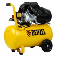 Компрессор воздушный DCV2200/50, прямой привод, 2.2 кВт, 50 литров, 380 л/мин Denzel (58167)