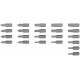 Набор бит в пластиковом боксе Ёжик, Cutop profi, 23 предмета (83-868)