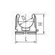 Крепеж-клипса КМП 40 (черн) (Fortisflex) (89340)