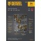 Набор инструментов, 1/2, 1/4, CrV, S2, пластиковый кейс, 84 предмета Denzel