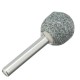 Шарошка абразивная, шар, 19 мм, для дрели , хвостовик d6 мм, 63С Denzel (76023)