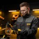 Очки защитные открытые, поликарбонатные, увеличенная прозрачная линза,  регулируемые дужки Denzel (89201)