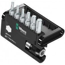 Набор бит с битодержателем 7 Hex-Plus 1, с внешним шестигранником, 7 пр., 1/4
