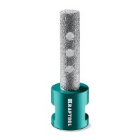 Вакуумная алмазная фреза пальчиковая VS DIAMOND, d 10 мм (М14, 50 мм) KRAFTOOL 29810-10