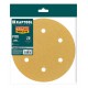 Шлифовальный круг на липучке Giraffe GOLD-6 225 мм Р120 6 отверстий KRAFTOOL 35652-120