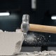Молоток слесарный, 600 г, круглый боек, деревянная рукоятка (10241)