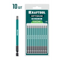 Биты OPTIMUM TX30 100 мм 10 штук KRAFTOOL 26126-30-100-S10