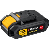Батарея аккумуляторная V1 STEHER 20 В 2.0 А·ч V1-20-2  