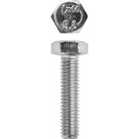 Болт M6 x 40 мм, кл. пр. 5.8, цинк, 5 кг, ГОСТ 7798-70 ЗУБР 303080-06-040