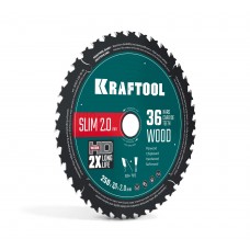 Диск пильный по дереву Slim wood cut, 250 х 30 x 2.0 мм, 36Т KRAFTOOL 36955-250-30-36