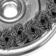 Щетка для УШМ Heavy Duty, 100 мм, М14, чашка, крученая проволока 0.5 мм Matrix (74672)