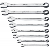 Набор комбинированных гаечных ключей 8 шт, 8 - 19 мм HERCULES Professional STAYER 27085-H8