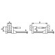 Струбцина корпусная лёгкая 160/80, 1.5 кН UK16 UniKlamp BE-UK16