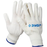 Перчатки без покрытия КОМФОРТ, L-XL, х/б, 13 класс ЗУБР Профессионал 11450-XL