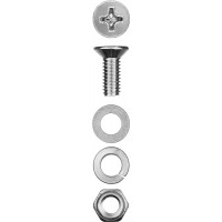 Винт с гайкой и шайбами M4?16 мм DIN 965 цинк 30 шт ЗУБР 303456-04-016