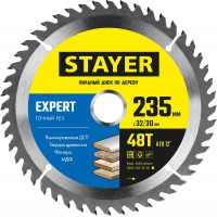 Диск пильный по дереву Expert, 235 x 32/30 мм, 48Т, точный рез STAYER 3682-235-32-48_z01