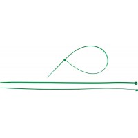 Кабельные стяжки КС-З1, 4.8 x 400 мм, нейлон РА66, 100 шт, зеленые ЗУБР Профессионал 309060-48-400