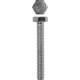 Болт M12 x 30 мм, кл. пр. 5.8, цинк, 4 шт ЗУБР DIN 933 4-303076-12-030