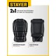 Наколенники защитные из ЭВА с 2 крепежными ремнями UNIVERSAL 2 в 1 вставка STAYER 11197