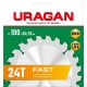 Диск пильный по дереву Fast URAGAN 190х30/20 мм 24Т 36800-190-30-24_z01  