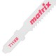 Полотна для электролобзика по металлу, 3 шт, T118B, 50 x 2 мм, HSS Matrix